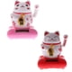 thumbnail image 5 of 4 Figuras De Animales De Gato De Con Energía Solar, Juguete Para Decoración Del Hogar, Color Rosa 4 piezas, 5 of 8