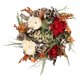 thumbnail image 2 of de flores artificiales de peonía de tela de 18 pulgadas para puerta de , s de flores con nudo de lazo para la decoración de Soledad coronas de la puerta, 2 of 10