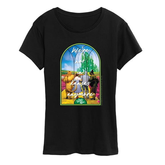 Wizard of Oz - Stained Glass - Women's Short Sleeve Graphic T-Shirt