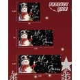 thumbnail image 6 of Garage Door Banner Cover 6 x 13 ft, Christmas Xmas Snowman Lights Snowflakes Red Black Christmas Garage Door Decorations Holiday Christmas Backdrop Decor for Winter New Year Xmas Party, 6 of 6
