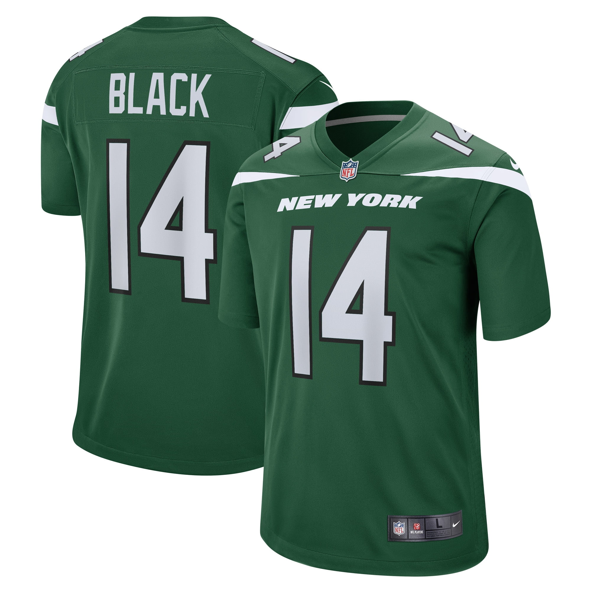 black and green jets jersey