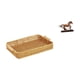 thumbnail image 1 of Cestas de almacenamiento,Cestas de almacenamiento de cocina tejidas con asas hechas a mano,Cestas de pan redondas Bandejas para servir Rectángulo,Figura de caballo,Escultura de figura de, 1 of 8