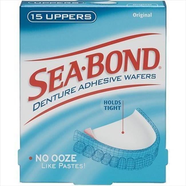 SeaBond Denture Adhesive Wafers, Uppers, Original, 15 Wafers Walmart Canada