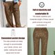 thumbnail image 3 of Pantalones deportivos holgados con cintura elástica, cordón ajustable y bolsillos para mujer, 3 of 5