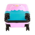 thumbnail image 2 of Equipaje para niños con rotación de 360 grados, maleta con ruedas unisex, maleta para niños pequeños con bolsa con compartimentos para viaje, pollito rosa de 18 pulgadas, 2 of 13