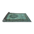 thumbnail image 2 of Ahgly Company Indoor Square Persian Light Blue Traditional Area Rugs, 4' Square, 2 of 4