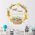 thumbnail image 4 of EUDIDV Easter Decorations Easter Eggs A Set Of Easter Wall Stickers Self-adhesive Wall Removable Decorative Sticker Easter Party Supplies, 4 of 6