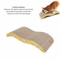thumbnail image 4 of Rascador De Cartón Para Gatos, Sofá De Salón Para Rascar Gatos, Almohadilla Rascadora Extraíble Para Gatos Con Bola Para Gatos De Interior, Tamaño Mediano, 4 of 7