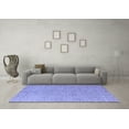 thumbnail image 3 of Ahgly Company Indoor Rectangle Solid Blue Modern Area Rugs, 7' x 9', 3 of 4