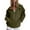 Army Green #004, variant on Womens Sweatshirts Half Zip Pullover Fleece Quarter Zipper Hoodies 2025 Fall Fashion Clothes Gray M