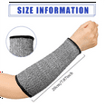 3 Pairs Arm Protectors for Thin Skin and Bruising Cut Resistant Forearm
