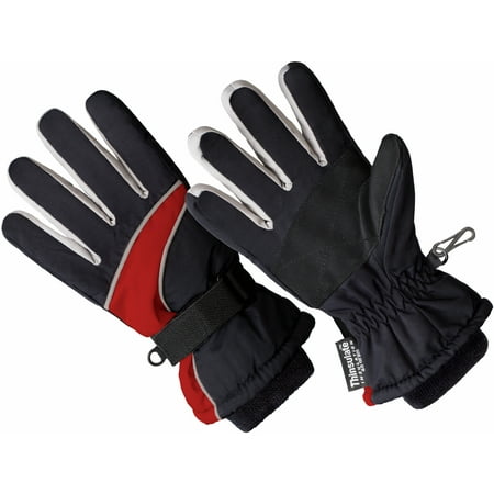 SK1005, Boys Premium Ski Glove, 3M Thinsulate Lined (One Size Fits (Best Gloves For Chicago Winter)