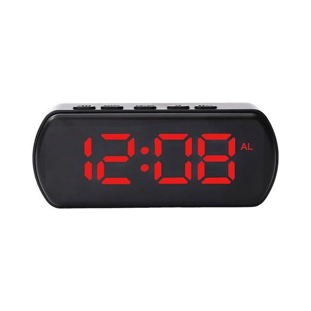 Reloj despertador digital Methold LED ahorro de energía rojo