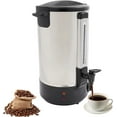 thumbnail image 3 of 28L Black Stainless Steel Hot Coffee Dispenser Quick Brewing Coffee Urn Hot Tea, 3 of 9