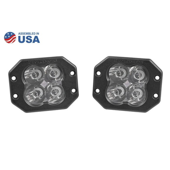 Worklight SS3 Sport White Spot Flush pr Diode Dynamics DD6203P