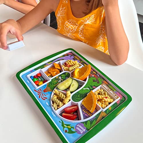 Fred and Friends Dinner Winner Kids Fun Board Game Plate Tray Meal Time Set