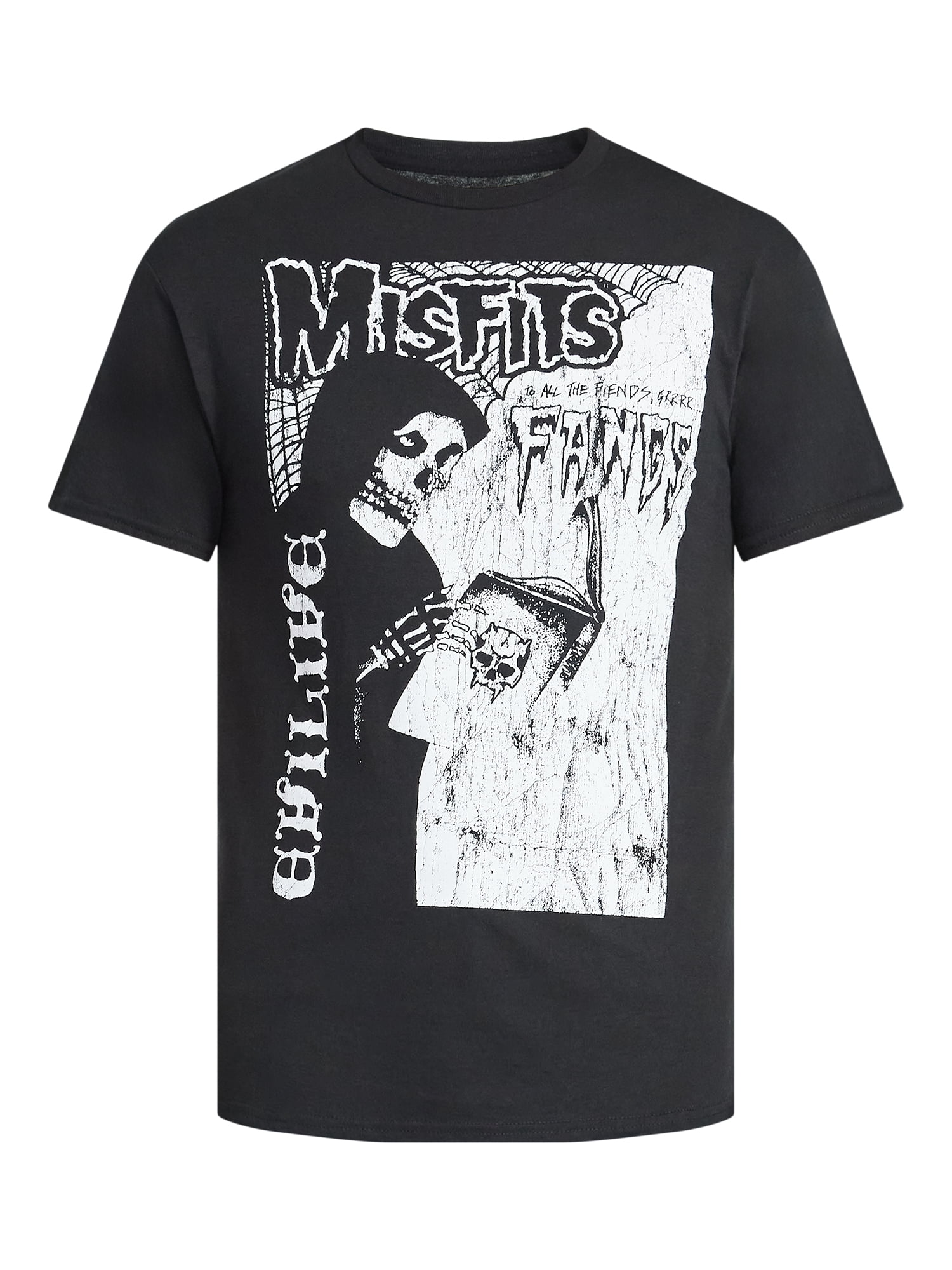 Misfits Men's and Big Men's Fangs Graphic Tee with Short Sleeves, Sizes XS-3XL
