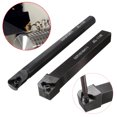 thumbnail image 2 of Amdohai SER1010H11/SNR0010K11 Lathe Inner Threading Turning Tool Holder + 2Pcs Carbide Inserts + 2 Wrenches, 2 of 6