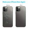 thumbnail image 3 of OEM Rear Back Glass Replacement for iPhone 12 Pro 6.1 inches with Reparing Toolkit and Pre-Installed Adhesive (Graphite), 3 of 6