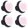 thumbnail image 2 of 4 Pcs Princess Crown Pink Knobs for Kitchen Cabinet Cupboard Dresser Bookcase Drawer Pulls Handles Round Home Decor, 2 of 8
