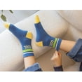 thumbnail image 5 of Kids Cotton Crew Socks - 5 Pairs of Cute and Cozy Ankle Socks for Boys – Warm and Breathable - Fits 1-12 Years Old, 5 of 5