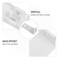 thumbnail image 2 of WORGEOUS 10pcs Wall Mount Curtain Track Brackets Ceiling Mounted Curtain Track Support for Curved Drapery Rail Holder, 2 of 8