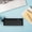 Black, variant on sruoe Pencil Pouch for Binder, Pen Bag Organizer, 3 Ring Pencil Pouches, Transparent Zipper Pouch, Large Capacity Zipper Pen Bag, Office Storage File Bag, Study Pencil Case
