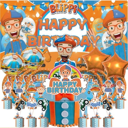 Party Supplies Decor Tableware Backdrop Banner Cake Topper Balloons Birthday Decorations