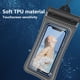 thumbnail image 4 of Bolsa para teléfono celular, accesorios de natación, funda impermeable para teléfono, funda para colgar, funda para buceo, funda para teléfono con pantalla táctil, 4 of 6