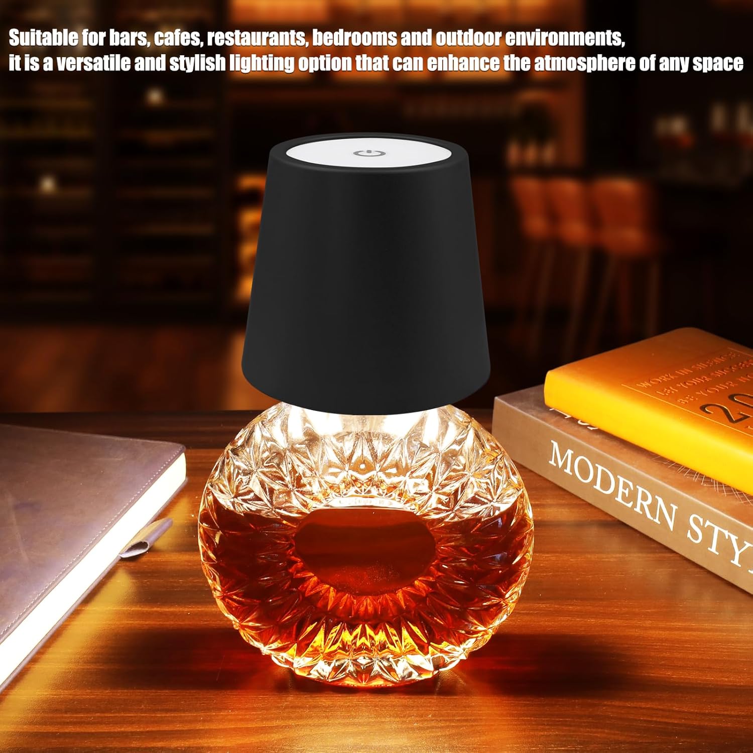 Universal 5.11 in Dimmable Matte Grey Table Lamps with Etched Glass White Shades (4 Count)