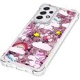 thumbnail image 6 of Compatible with Samsung Galaxy A23 5G Case Liquid Glitter Cute Stylish Slim Silicone Quicksand Sparkle Shockproof Protective for Women Girls Case for Samsung Galaxy A23 5G Pink Horse YB, 6 of 12