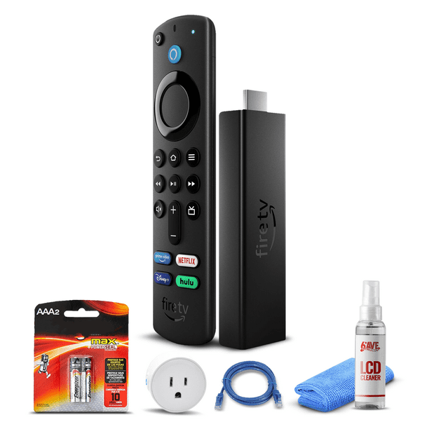 Fire TV Stick 4K Max Essentials Bundle with USB Power Cable and