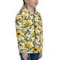 thumbnail image 5 of Sikiie Sunflowers And Butterflies Zip Up Hoodie Teenage, hoodies for Teenage, Zipper Sweatshirt Jacket for Daily, Traveling-Medium, 5 of 6