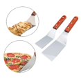 thumbnail image 1 of Espátula resistente de acero inoxidable, mango de madera fuerte, raspador de comida para asar a la parrilla, 2 piezas ShuxiuWang 8390606602213, 1 of 1