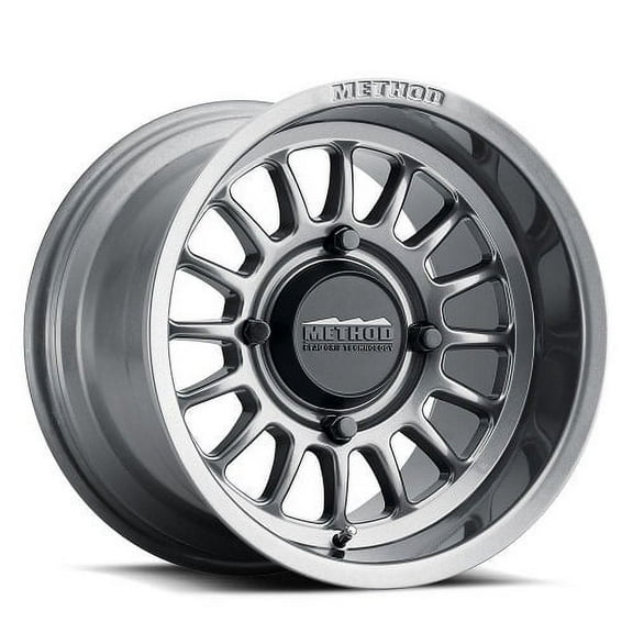 Method Race Wheels MR411 Aluminum Alloy 15" UTV Wheel 4x156 15x7 4 Lugs, Gloss Titanium