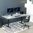 thumbnail image 2 of VIVO Electric 71” x 36” Stand Up Desk, Dark Gray Table Top, Black Frame, 2 of 4