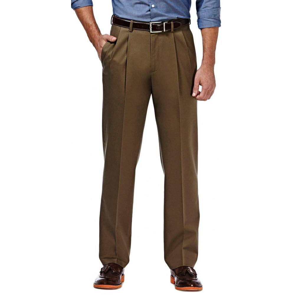 haggar pleated pants