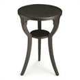 thumbnail image 2 of Butler Specialty Company Dalton Wood Round 15.75"W Accent Table - Black, 2 of 2