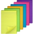 thumbnail image 1 of YSTIANN 6-Pack Lined Sticky Notes (4x6 Inch) - Bright Neon Colored Self-Stick Memo Pads for Office, School & Home - Lined Post-It Notes for Organized Notes & Reminders WJ85-4509, 1 of 6