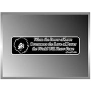 3 Pack - Jimmy Hendrix Peace Quote Vinyl Decal Bumper Sticker