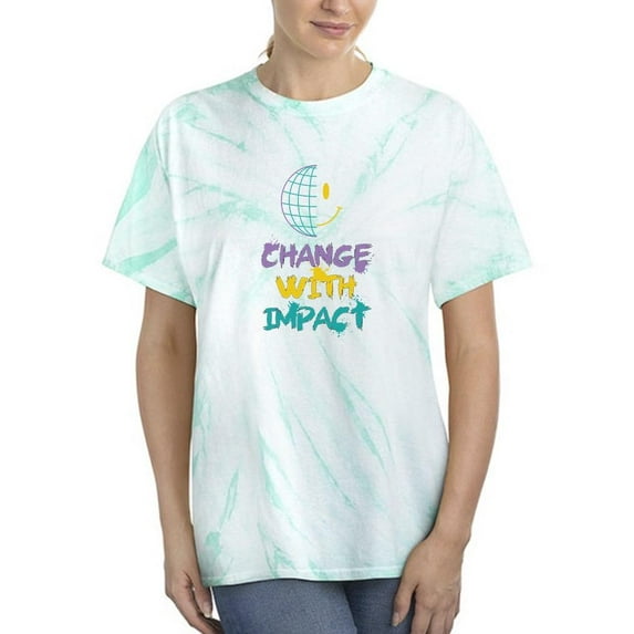 Change With Impact Sketchy Tie Dye Cyclone Women -Image by Shutterstock, Female Medium
