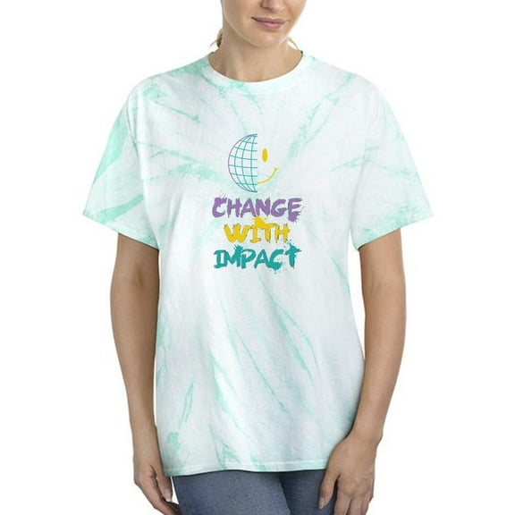 Change With Impact Sketchy Tie Dye Cyclone Women -Image by Shutterstock, Female XX-Large