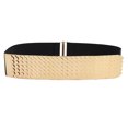 thumbnail image 4 of Ceinture de taille métallique large: Bling Elastic Court d'étirement Cinch Cinch pour Femmes Filles, 4 of 10