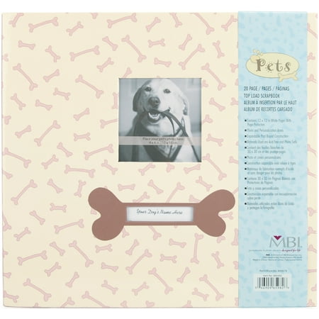 Pet Post Bound Album, 12" x 12", Dog