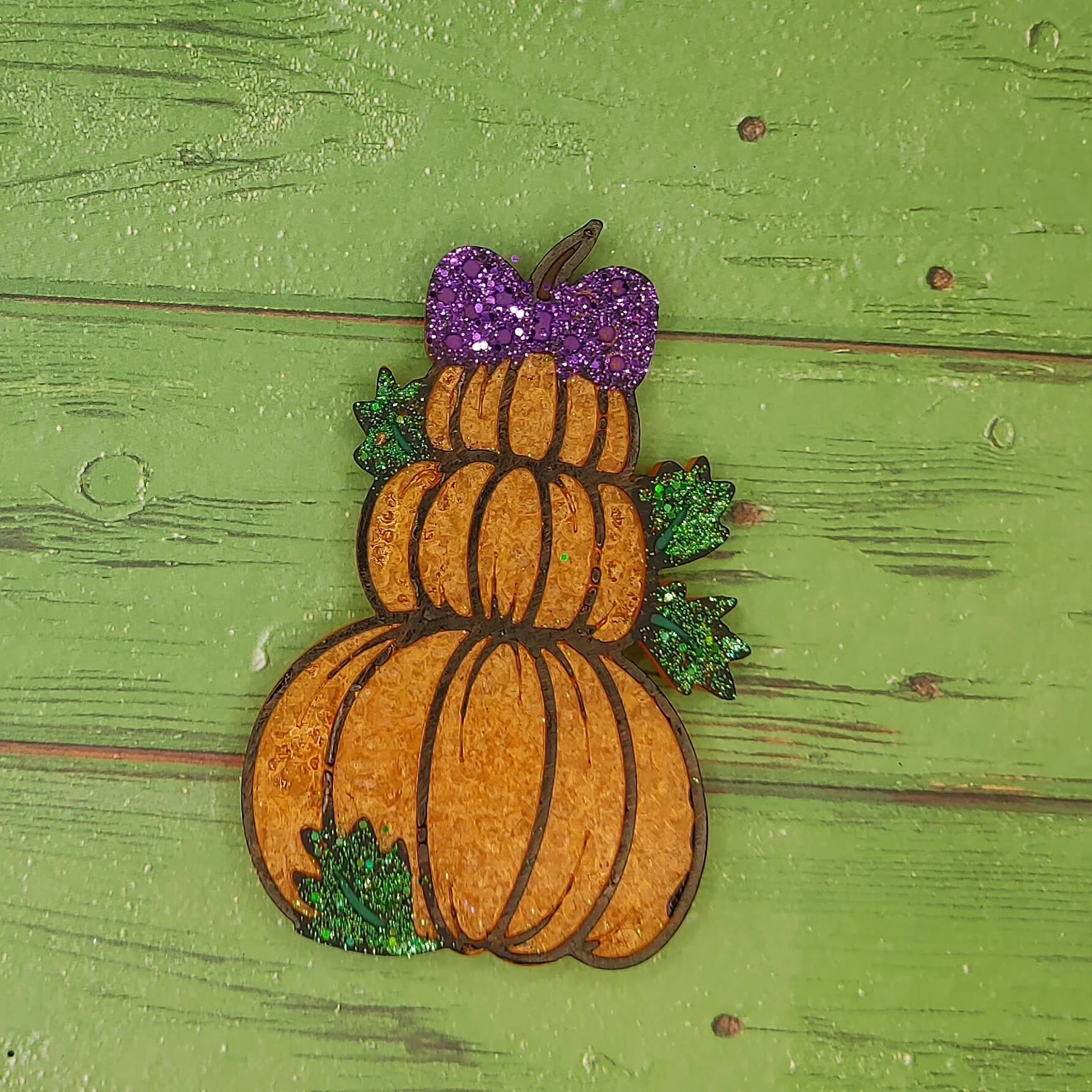 Stack of 3 Pumpkins Silicone Freshie Mold
