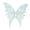 Silver, variant on QccHieUs Butterfly Wing Cute Wearable Fairy Wing for Halloween Festival Party Photo Props Green