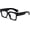 Black, variant on Square Frame Glasses for Women Men Fashion Thick Frame Blue Light Glasses Non Prescription Eyeglasses