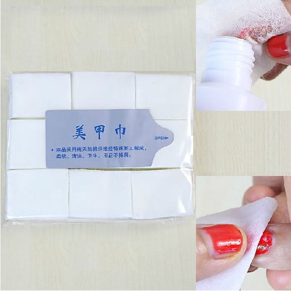 800pcs Manicure Towel - Nail Art Tips Manicure Polish Remover Clean Cotton Wipes Lint Pads Paper - Soft, Absorbent, Lint-Free for Nail Polish, Prep, and Brush Cleaning Easter, St. Makeup Organizers