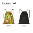 thumbnail image 2 of Yiaed Tropical Summer Fruit Print Drawstring Bags Drawstring Backpack Bulk String Back Pack Gym Sport Bag-Medium, 2 of 5
