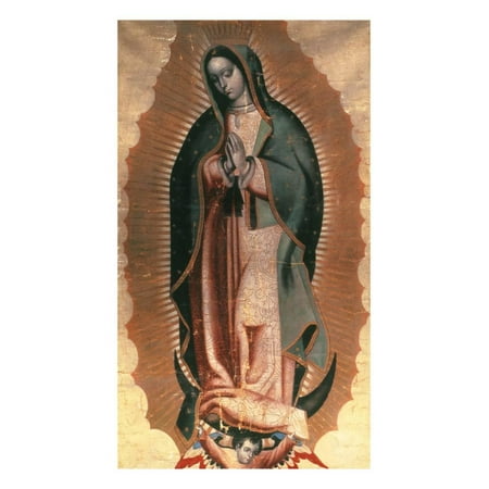 Hidalgo Flower - The Virgin Of Guadalupe Print Wall Art By Miguel Hidalgo